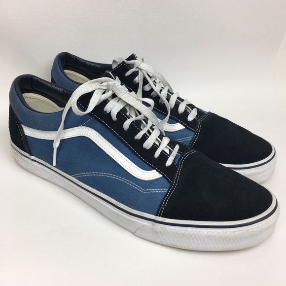 blue vans size 14